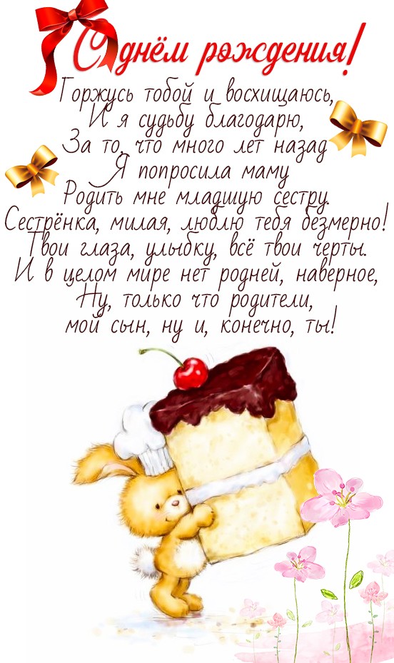 Поздравления с днем рождения сестре 25 лет своими словами - natali-fashion.ru